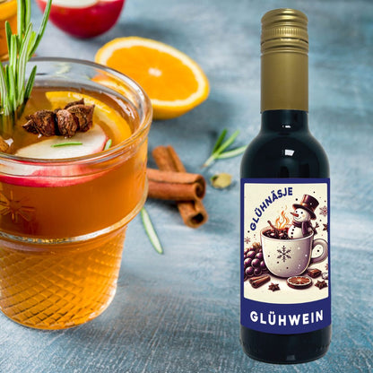 Glühwein aus Weißwein - weißes Glühnäsje (250 ml Portionsflasche)