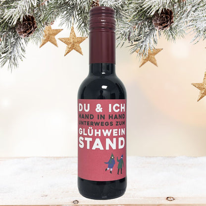 Glühwein mit 4 Sprüchen (aus Rotwein)