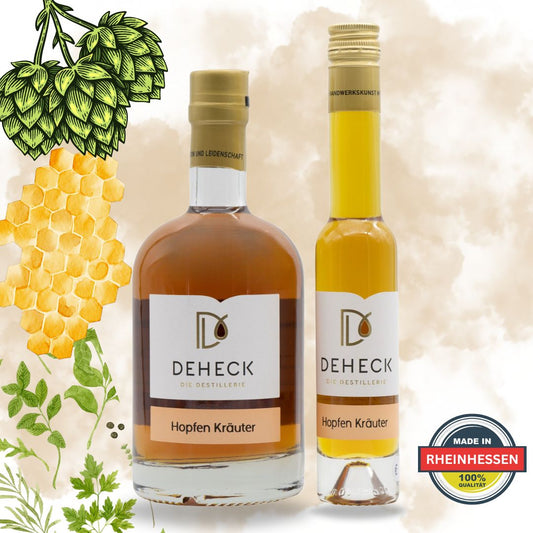 Hopfen Honig Kräuter Likör | Kräuter Schnaps mit fein-süßer Note | 50%