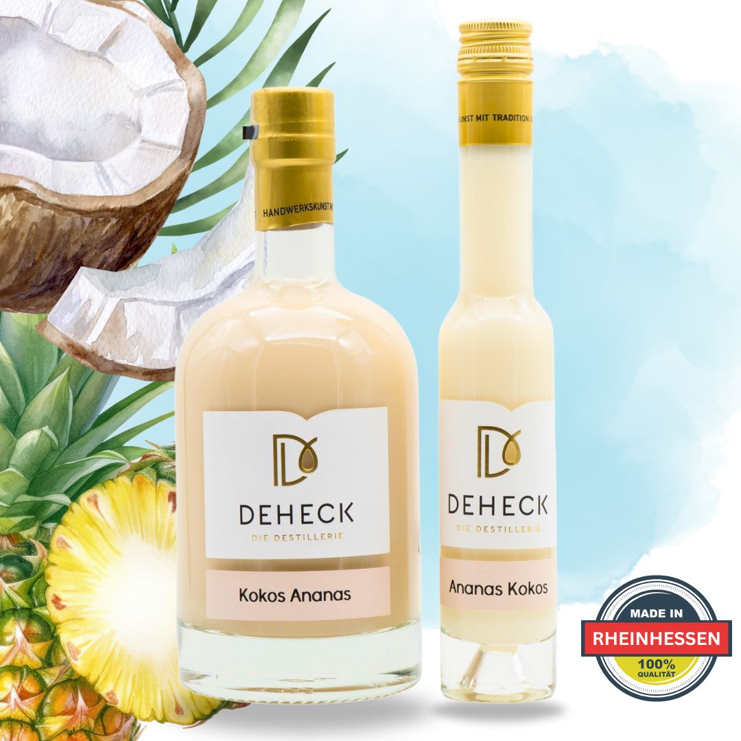 Ananas Kokos Sahnelikör  | exotischer Pina Colada Likör in cremiger Sahne | 15%