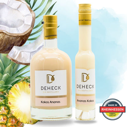 Ananas Kokos Sahnelikör  | exotischer Pina Colada Likör in cremiger Sahne | 15%