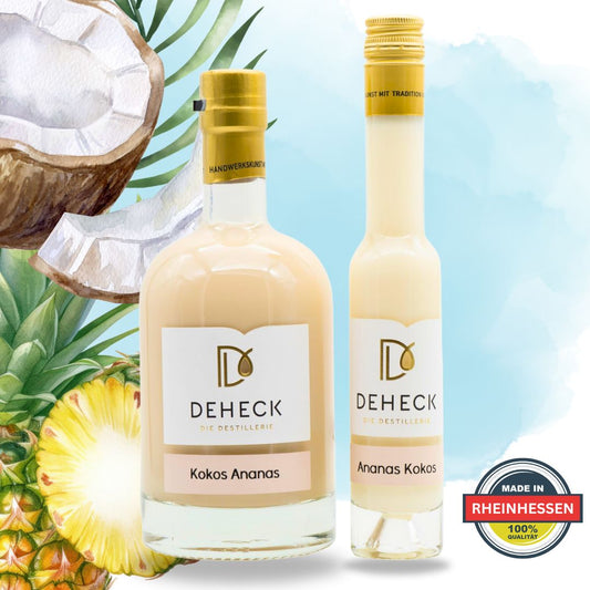 Ananas Kokos Sahnelikör  | exotischer Pina Colada Likör in cremiger Sahne | 15%