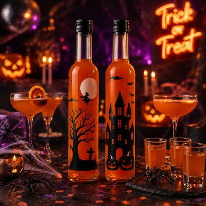 Halloween Schnaps | scharfer Mango Likör Schnapsidee | 20%