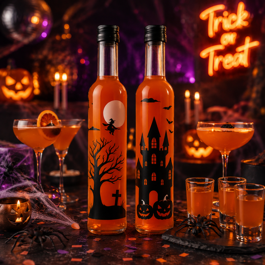 Halloween Schnaps | scharfer Mango Likör Schnapsidee | 20%