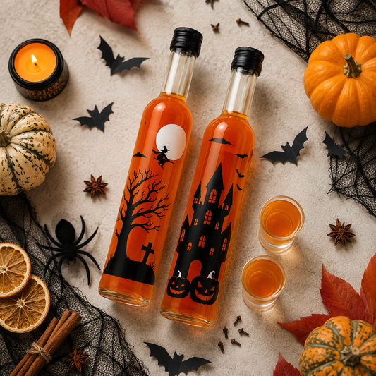 Halloween Schnaps | scharfer Mango Likör Schnapsidee | 20%