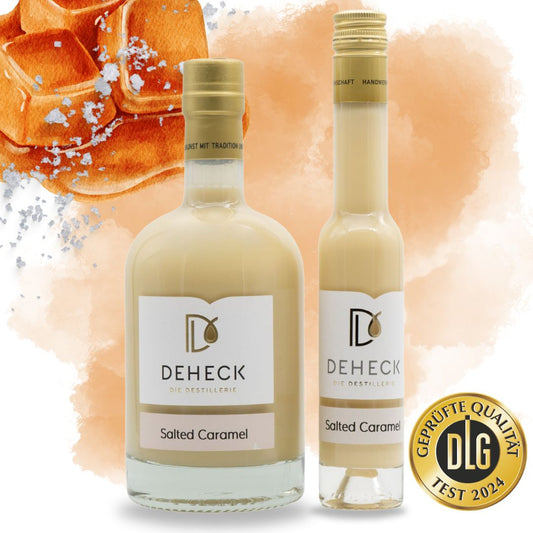 Salted Caramel Sahnelikör | balancierter Salz Karamell Likör in cremiger Sahne  | 17%