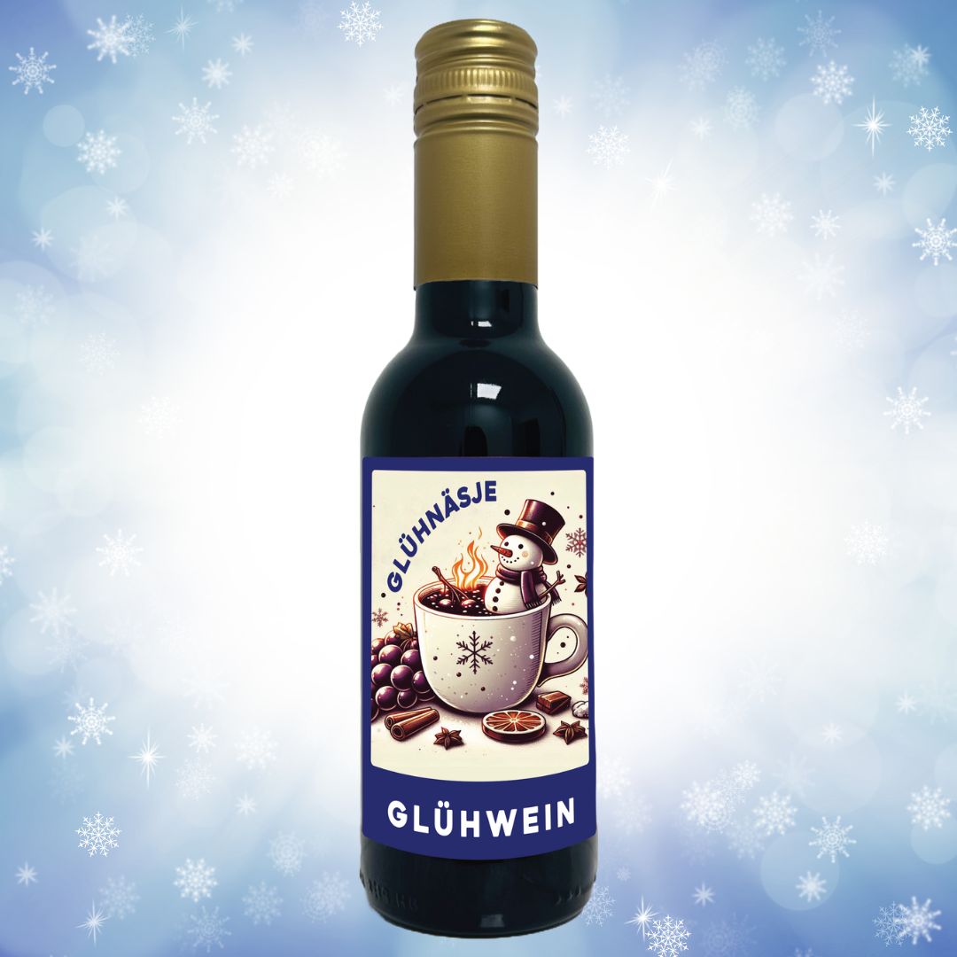 Glühwein aus Weißwein - weißes Glühnäsje (250 ml Portionsflasche)